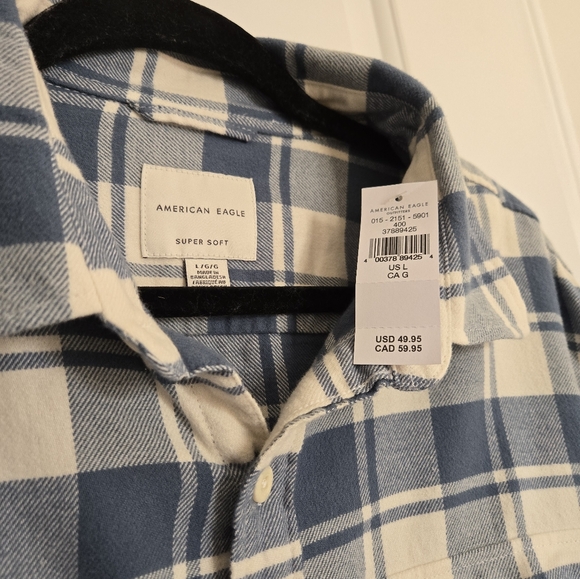 BNWT American Eagle Flannel Shirt - Picture 2 of 4